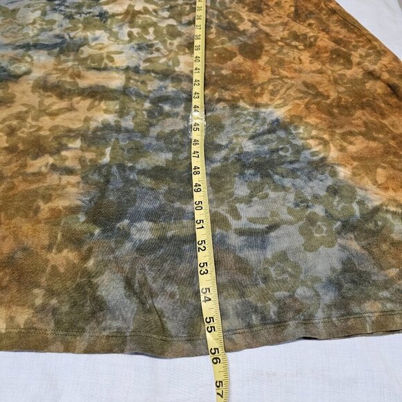 T-Party Tied Dye Boho Sleeveless Maxi Dress Women Size M Racerback - Picture 8 of 11